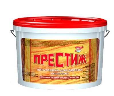 Шпатлевка Престиж акриловая по дереву 1,0кг