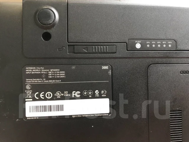Samsung 300E5C. ��� 4 ��, WiFi: 1, Bluetooth: 1 ����