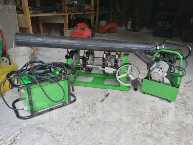 Сварка полиэтиленовых пластиковых ПНД труб. Стык, эл. муфтовая ...