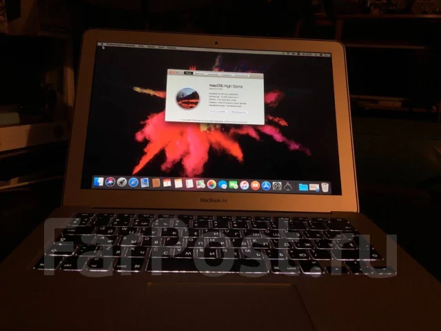 Apple MacBook Air 13 2011 Mid. 13", 1,8����, ��� 4 ��, ���� 256���, WiFi: 1, Bluetooth: 1, ����������� �� 7��. ����