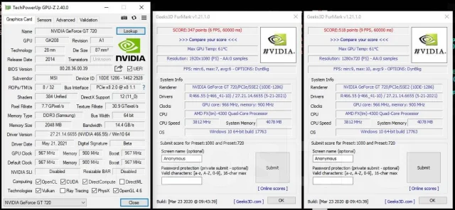 GeForce GT 720 ����