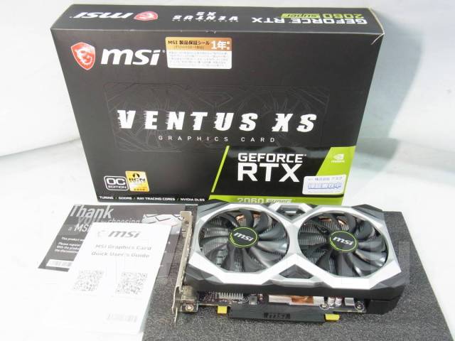 Видеокарта MSI GeForce RTX 2060 Super Ventus XS J OC, б/у, под