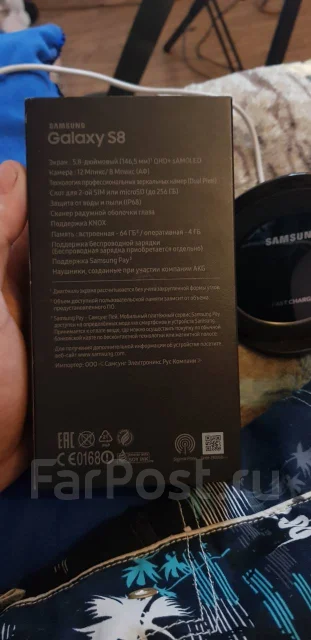 Samsung Galaxy S8. �/�, ������, 3G, 4G LTE, Dual-SIM, NFC ����