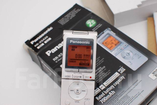 Диктофон (рекордер) Panasonic RR-XS420 2Gb, б/у, в наличии. Цена: 2 800 ...