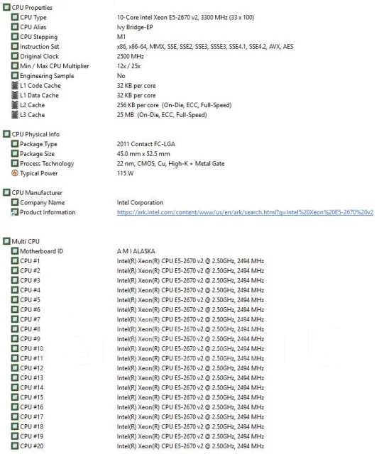 Intel Xeon E5-2670 v2 ����