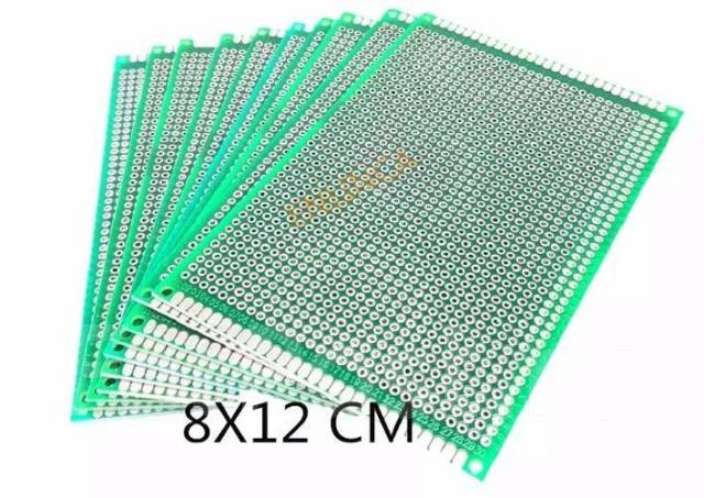 Двухсторонняя печатная плата (макетная плата) 8x12 см, новый, под заказ ...