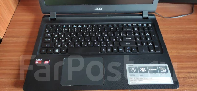 Acer Aspire ES15. 15.6", 2 200����, ��� 8 ��, ���� 1 000���, WiFi: 1, Bluetooth: 1, ����������� �� 5��. ����
