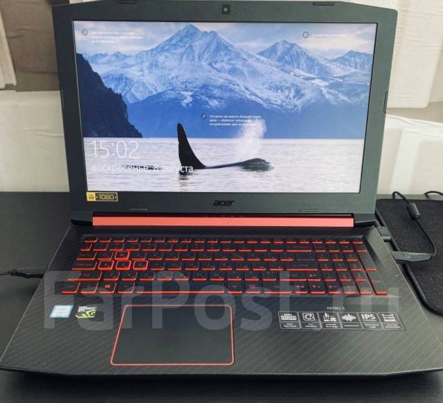 ACER Nitro 5 GeForce GTX 1050 TI 4 GB 16 i5 8300H SSD 15.6
