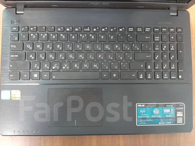Asus X552M. 14.5", 2,2����, ��� 4 ��, ���� 500���, WiFi: 1, Bluetooth: 1, ����������� �� 2��. ����
