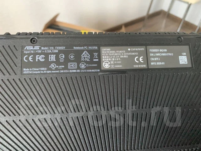 Asus TUF Gaming FX505DY. ��� 8 �� ����