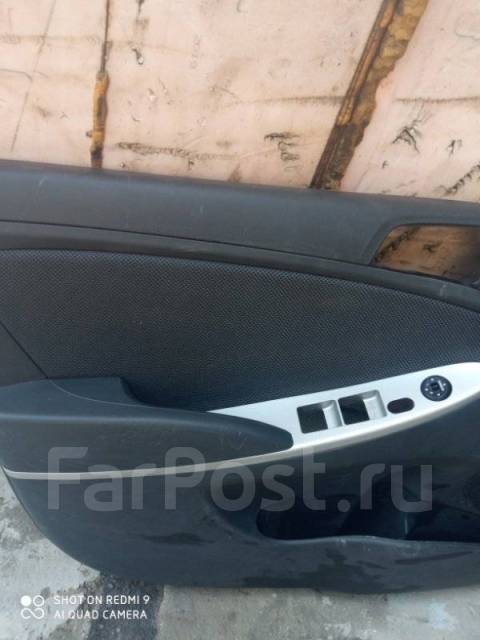 Как снять дверную карту на хендай солярис Дверная карта обшивка двери Hyundai Solaris 2011-2017 1 G4FA G4FC, передняя лева