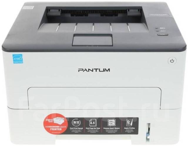Принтер лазерный Pantum P3010DW (ЧБ А4, 30 ppm, USB/LAN/WiFi, дуплекс ...