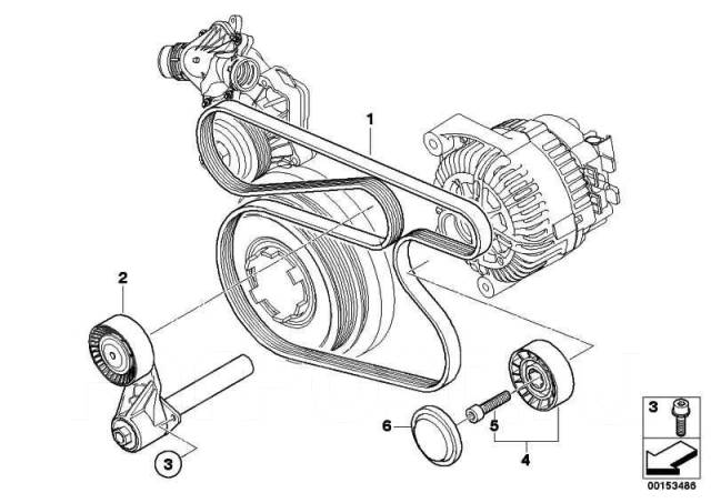 Снятие генератора bmw e70