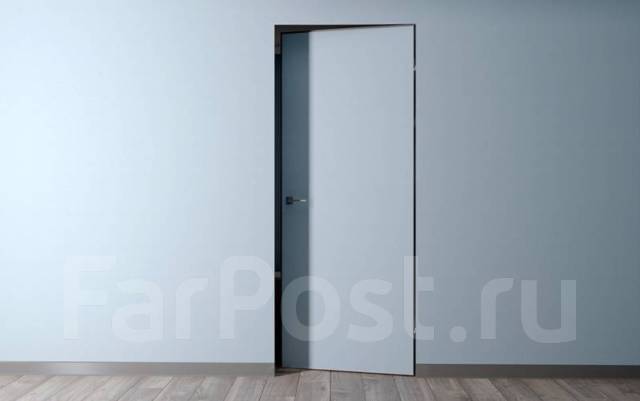 Скрытая межкомнатная дверь под покраску внутреннего открывания, новый ...