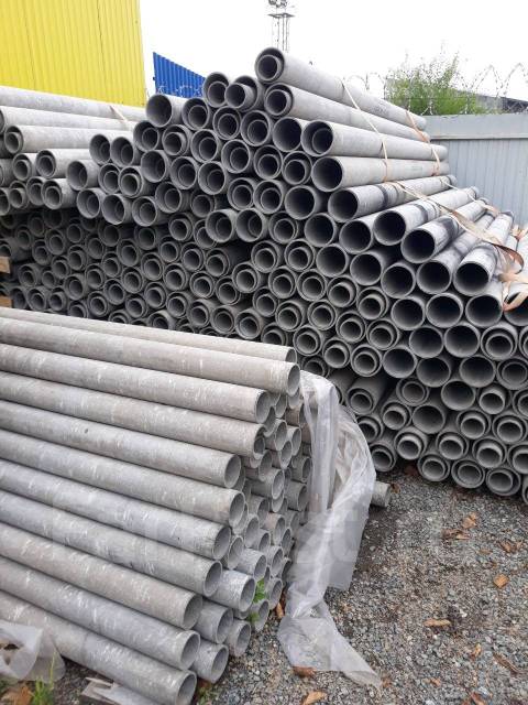 Труба асбоцементная хризотилцементная безнапорная 100х3950 и 150х3950 ...