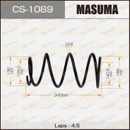 ������� �������� Masuma CS-1089 / front, TO Prius / NHW20 Masuma, �������� CS1089 ����