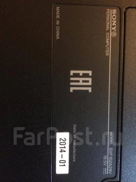 Sony VAIO SVF152A29V. 15.6", ��� 6 ��, ���� 450���, WiFi: 1, Bluetooth: 1 ����