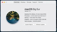 Apple MacBook Pro 13 2015 Early. 13.3", 3,1����, ��� 16 ��, ���� 256���, WiFi, Bluetooth, ����������� �� 6��. ����