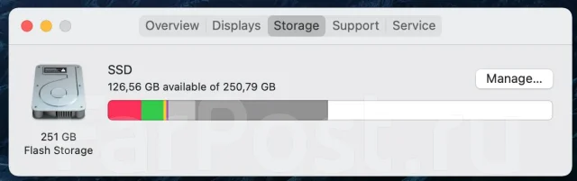Apple MacBook Pro 13 2015 Early. 13.3", 3,1����, ��� 16 ��, ���� 256���, WiFi: 1, Bluetooth: 1, ����������� �� 6��. ����