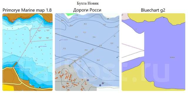 Карта залива петра великого