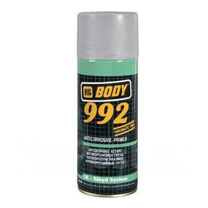 Грунт алкидный антикоррозийный Body 992 (сер. ) Спрей, 0,4л шт
