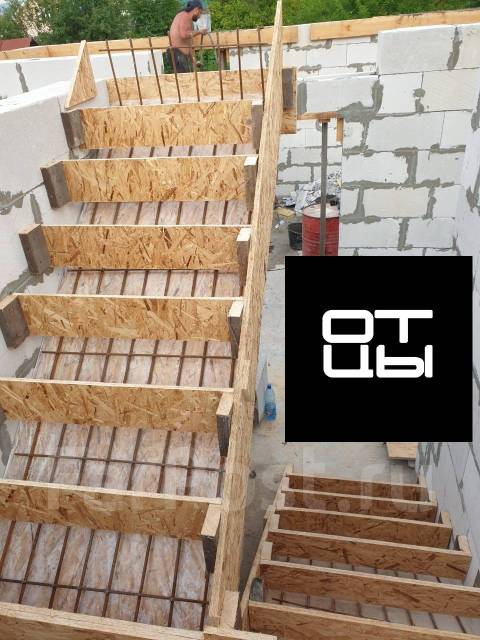 Бетонная лестница – особенности и преимущества конструкции из бетона.