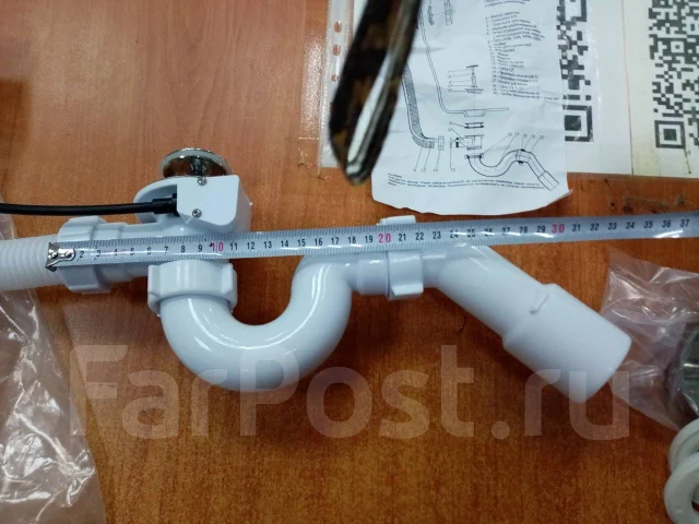 Сифон для ванны полуавтомат. ЕМ 411 Выпуск Ф50 Россия, в наличии. Цена ...