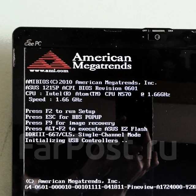 Asus Eee PC 1215P. 12.1", 1 660����, ��� 2048 ��, ���� 250���, WiFi: 1 ����