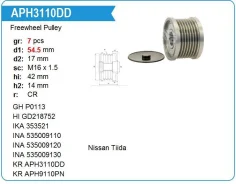 ���� ����������(�����) Nissan Tiida Krauf APH3110 ����