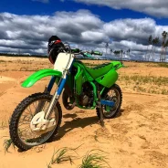 Kawasaki KX 125. 125����. ��., ��������, ���, � �������� ����