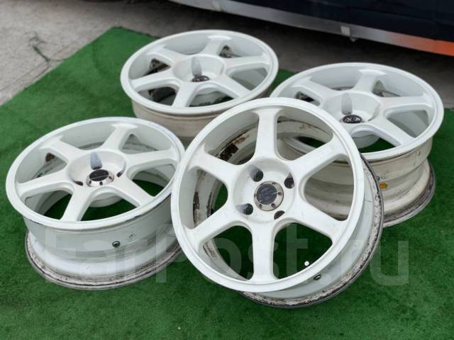 AVS★8J×16 35★114.3希少ホイール2本セット★225 50R16★ AVS☆8J×16 35☆114.3希少ホイール2本セット☆225 50R16