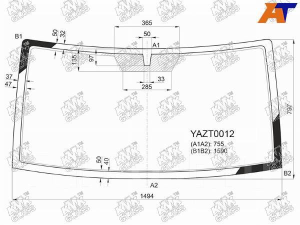 Стекло лобовое уаз патриот с 2015 г с обогревом под вклейку