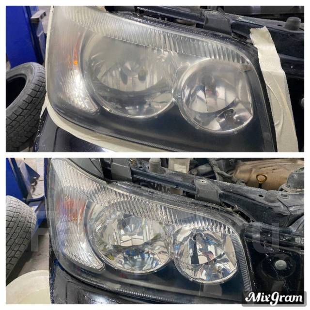 Полировка фар паром, химическая полировка - Тюнинг-услуги в Находке