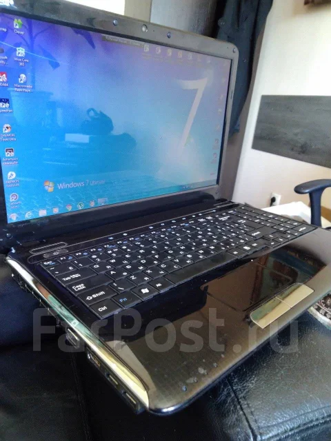 DNS Gamer. 15.6", 2,4����, ��� 4 ��, WiFi: 1, Bluetooth: 1 ����