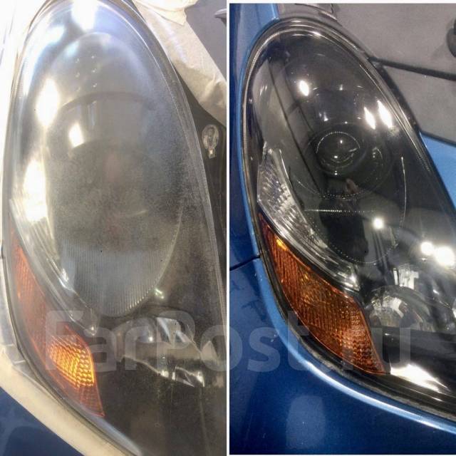 Полировка фар паром, химическая полировка - Тюнинг-услуги в Находке