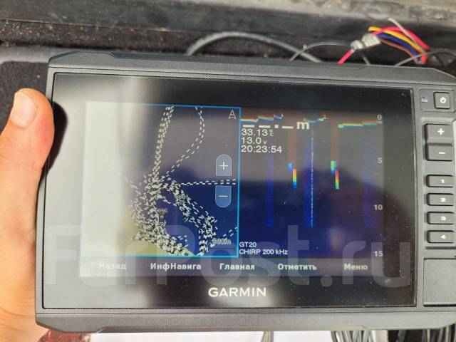 Картплоттер Garmin Echomap UHD 72cv, б/у, в наличии. Цена: 95 000₽ во ...