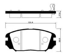������� ��������� �������� 58101-3KA00/HP0031 HSB HP0031 ����