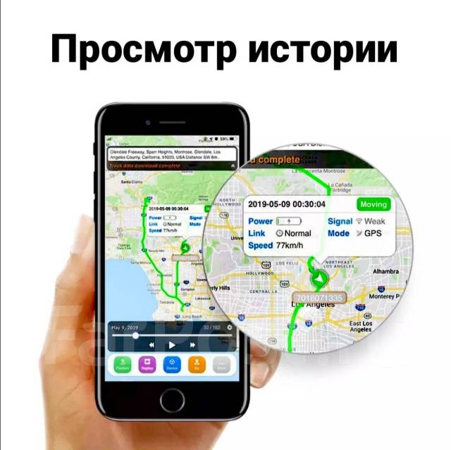 Мини GPS трекер маяк ST-901M для автомобиля, мотоцикла, скутера, катера ...