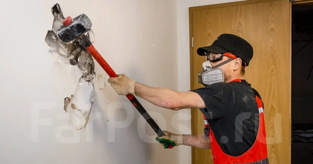 Демонтаж под ключ. Прайс читайте. Разнорабочие во Владивостоке