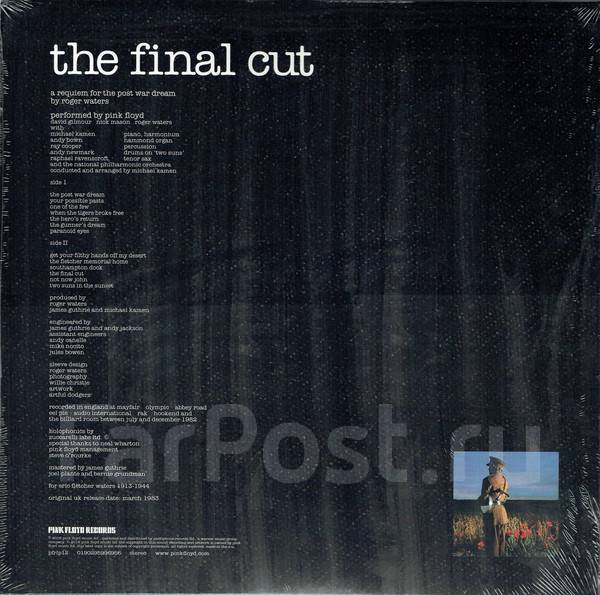 Pink Floyd Final Cut (1) - The Post War Dream 