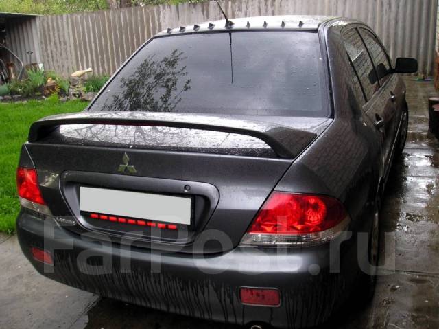 Спойлер на крышку багажника Mitsubishi Lancer 9 (Митсубиси Лансер 9 ...