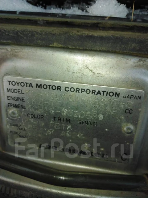 Toyota Granvia. KCH16W, 1KZTE ����