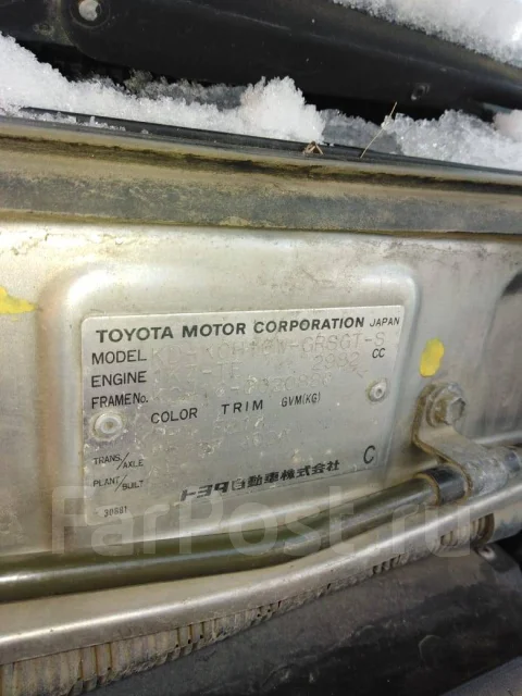 Toyota Granvia. KCH16W, 1KZTE ����