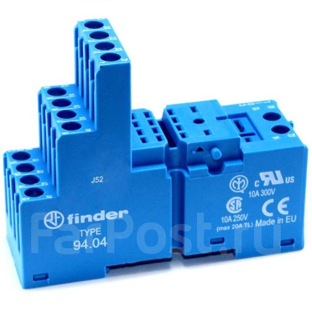 94.04. SMA Розетка для реле finder, новый, в наличии. Цена: 350₽ в Находке