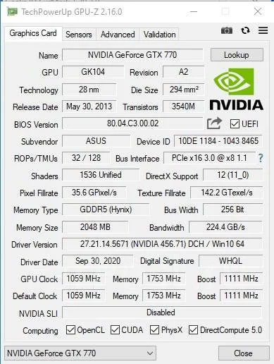 GeForce GTX 770 ����