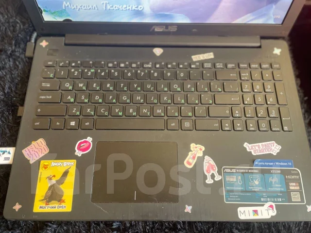 Asus X553M. ��� 4 ��, ���� 500���, WiFi: 1, Bluetooth: 1 ����