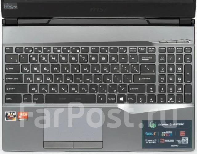 MSI Alpha 15. 15.6", 2,4����, ��� 16 ��, ���� 1 000���, WiFi: 1, Bluetooth: 1, ����������� �� 4��. ����