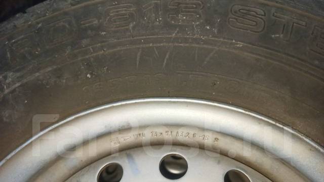 Колеса R13 Bridgestone RD613 Steel, 13", 1 шт, 165 мм, 80 %, радиальный ...