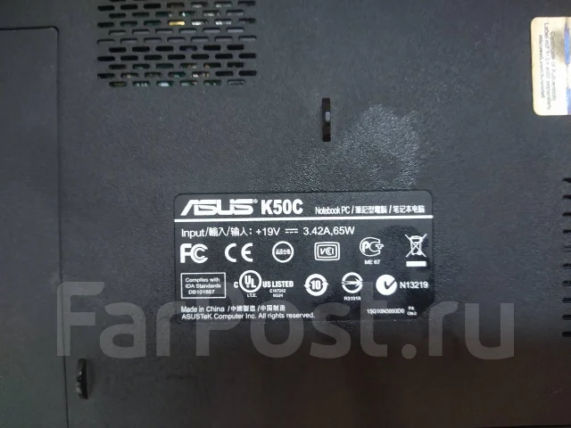Asus K50C. WiFi: 1, Bluetooth: 1 ����