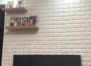 Мягкие стеновые 3D панели белый кирпич, в наличии. Цена: 150₽ во ...